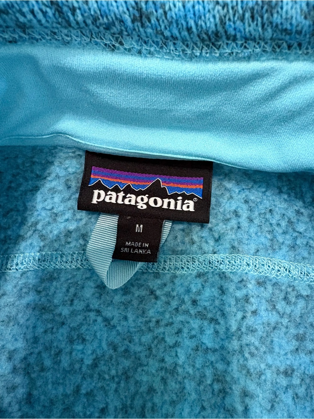 Patagonia Better Sweater Fleece Vest M Turquoise Blue Knit Gorpcore Layering - Picture 6 of 11